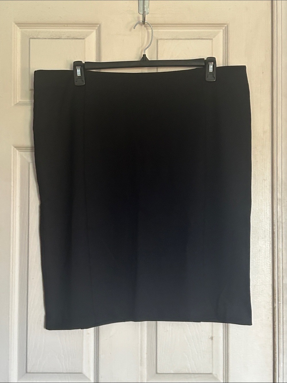 NWT Ann Taylor Factory black ponte knit pull on skirt size XXL